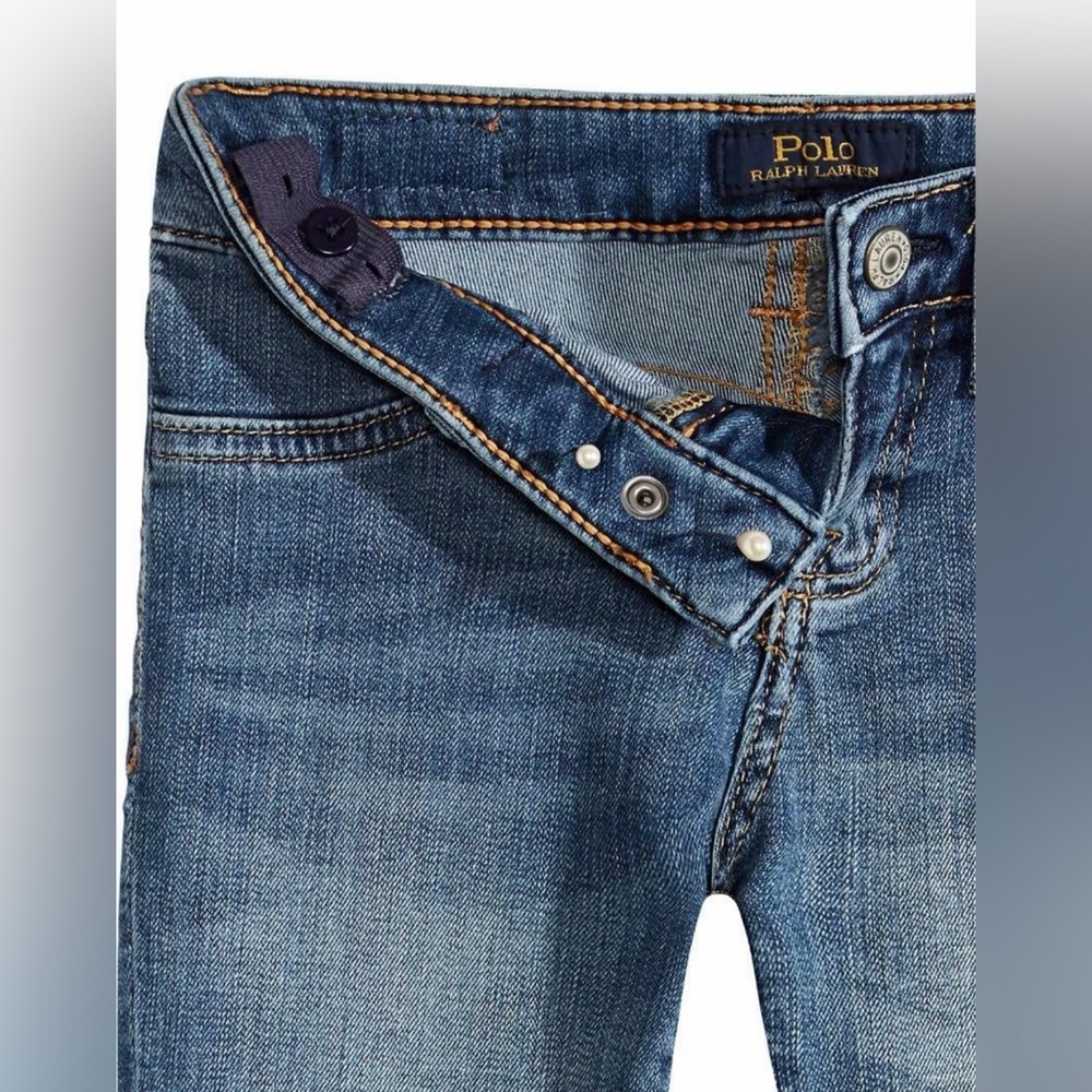 Polo by Ralph Lauren Aubrie denim leggings jeans size 6X🌸 - Picture 4 of 9
